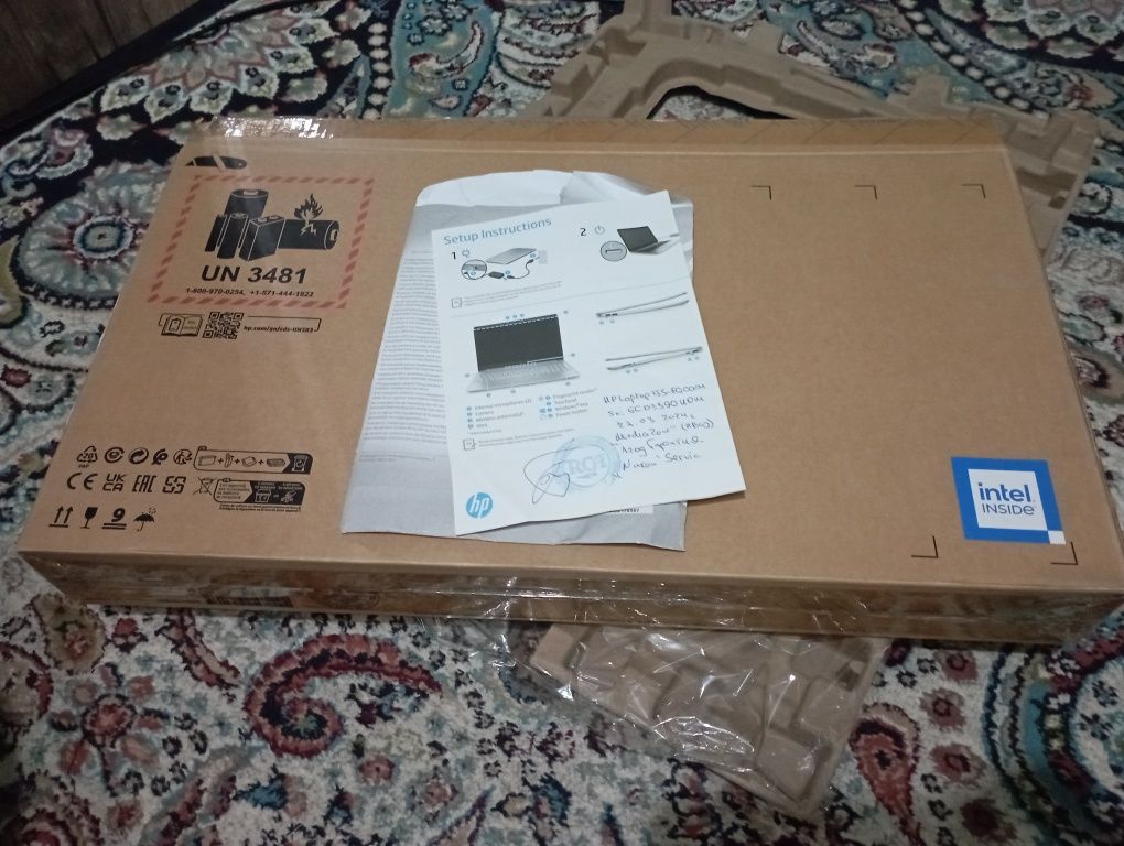 Laptop HP 15s-fq0008nia/ 15.6
Intel N4120 / 4GB DDR4 / 256GB SSD / 1