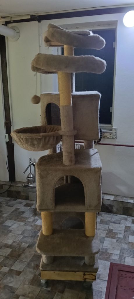 FEANDREA Ansamblu de joaca pentru pisici, tip copac