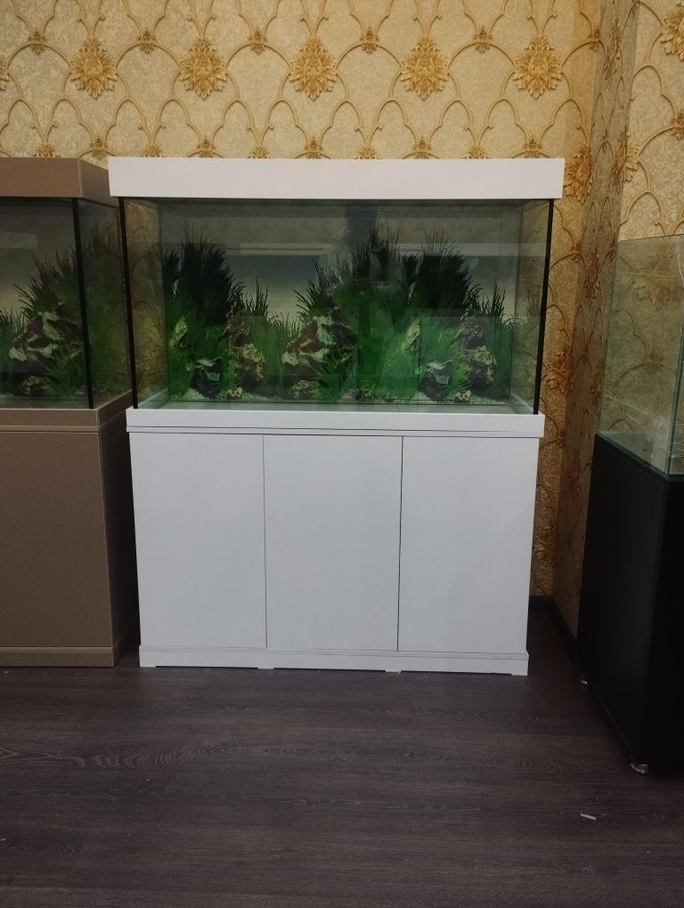 Hitech dizayndagi 330litr akvarium 3d fon 10mm oynadan 2025