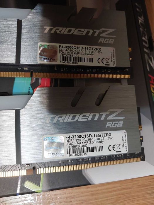 16GB DDR4 G.Skill, Corsair, Fanxiang - 3600Mhz, 3200Mhz