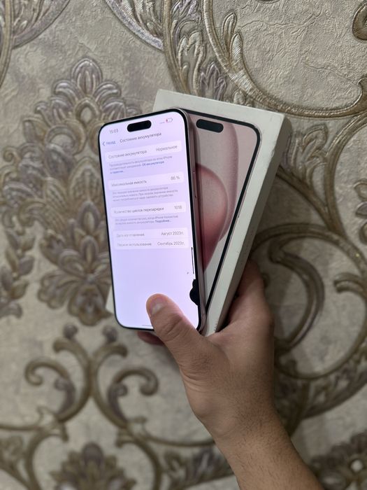 iPhone 15 Plus 128Gb Pink Akk: 86% Kelwamiz