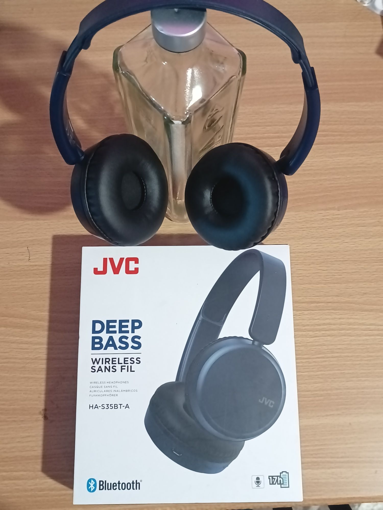 Căști Bluetooth JVC HA-S35BT-A culor Albastru Indigo