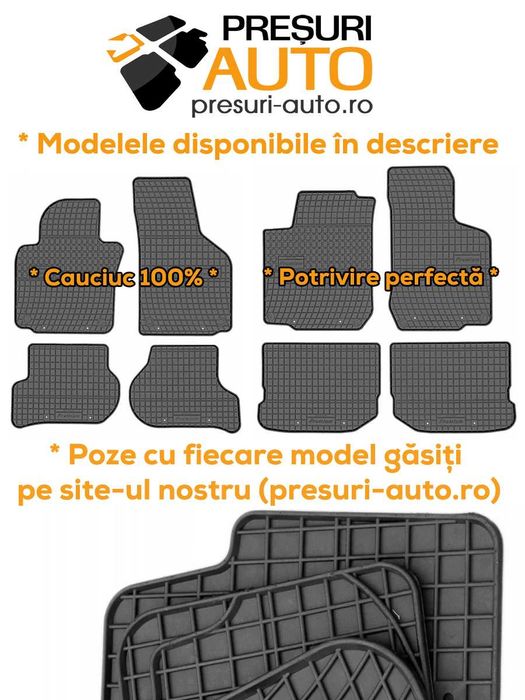 Covorase / Presuri auto dedicate - CAUCIUC 100% - PRISMAT