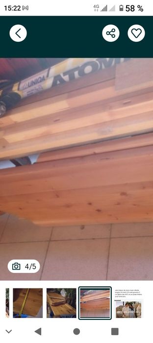 Vând blat lemn masiv