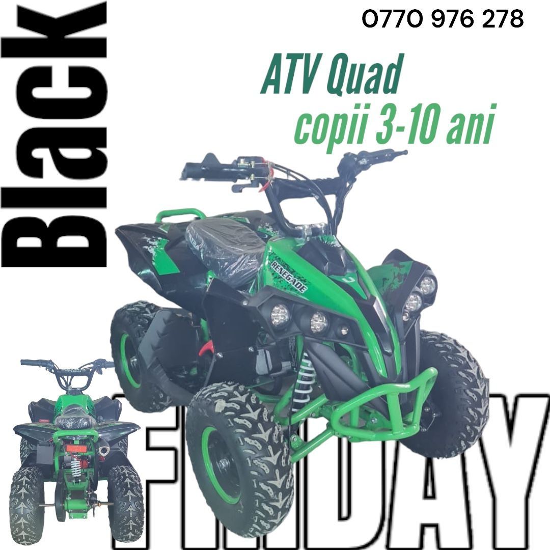 Atv Quad adus din Germania pentru copii cu motor pe benzina 49cc