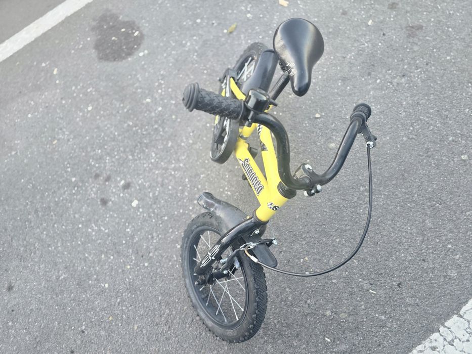 Vând Bicicletă Scirocco Racing 14″ – Galbenă