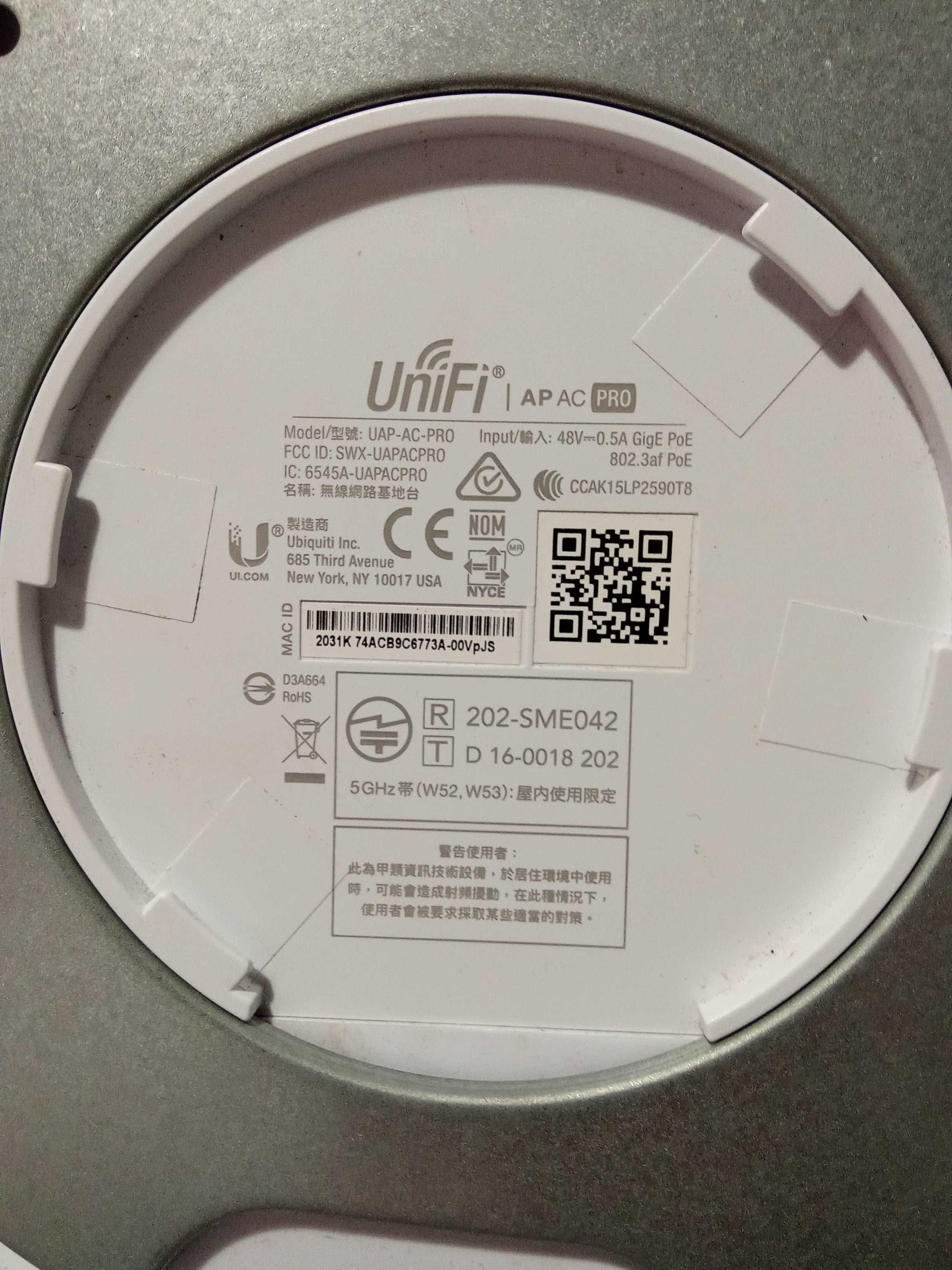 Ubiquiti UniFi AC Pro (UAP-AC-PRO) 1300Mbit/s