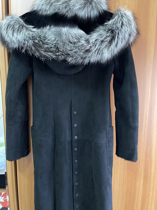 Palton dama din piele intoarsa