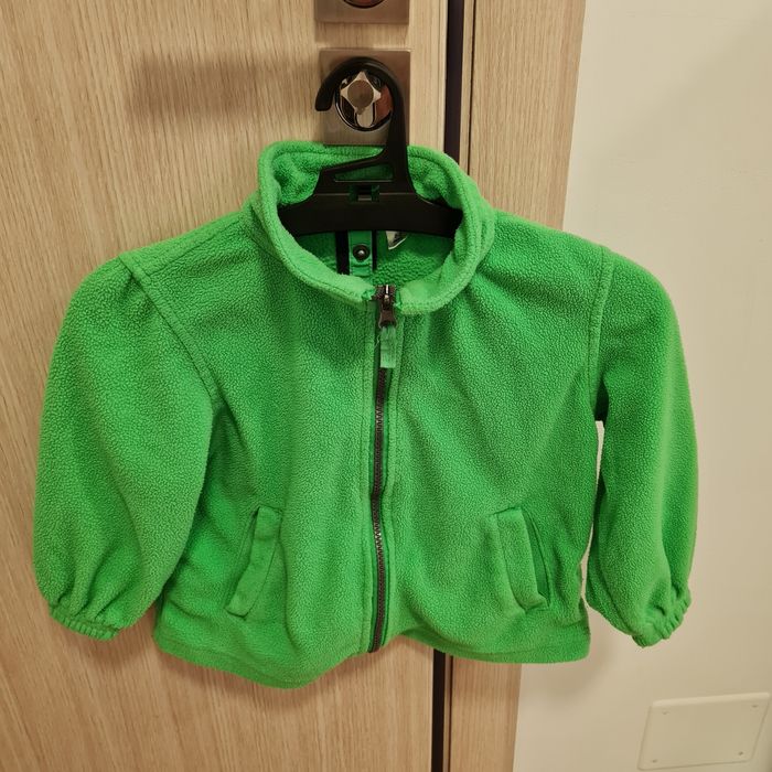Fleece verde portocaliu