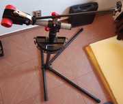 Stand pentru reparatii biciclete, Inaltime reglabila 110-190 cm