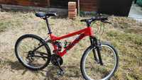 Bicicleta MTB Velors Full Suspesion 24"