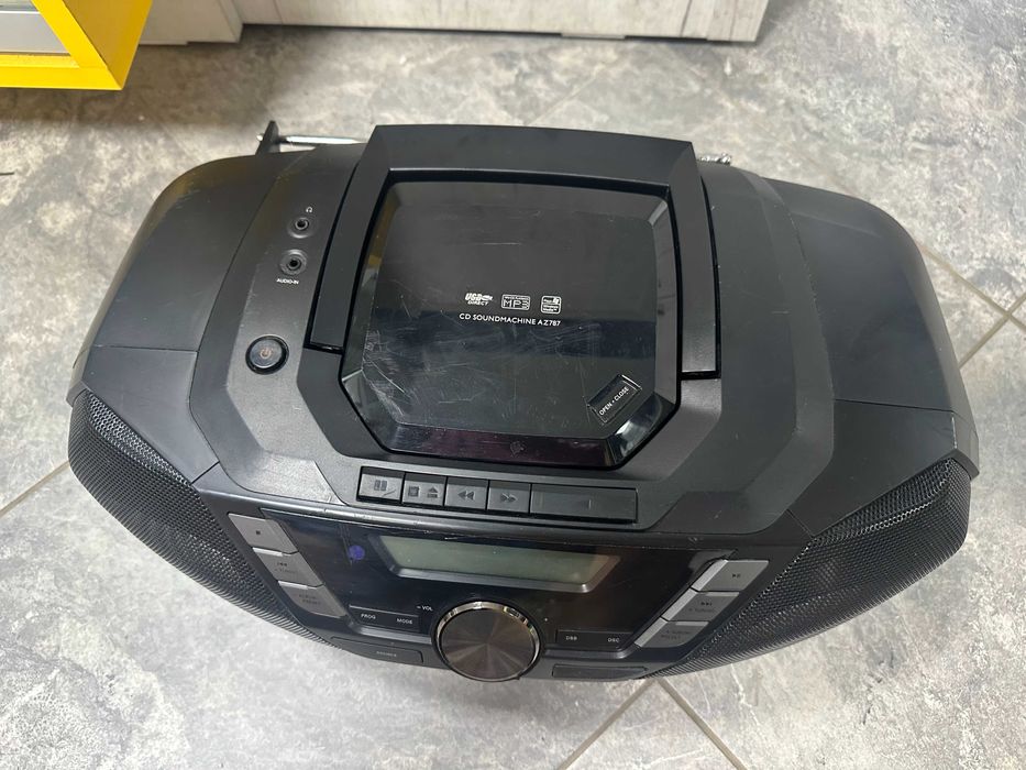 Радиокасетофон Philips AZ787/12, CD, MP3-CD, USB, FM