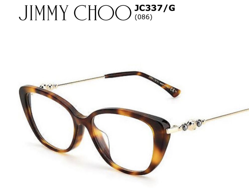 Jimmy Choo mod. JC337/G 086 Made in Italy ( ochelari vedere )
