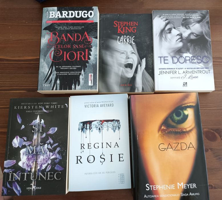 Vând 6 cărți toate in stare foarte buna