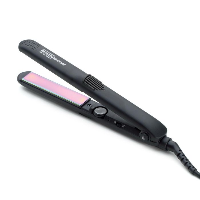 Преса за коса Gamma+ Rainbow Antistatic І Розово | Черно | Синьо