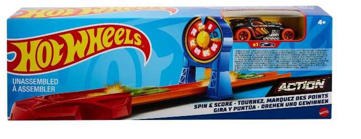 Set de joaca Hot Wheels Action - Pista Obstacol, Spin & Score