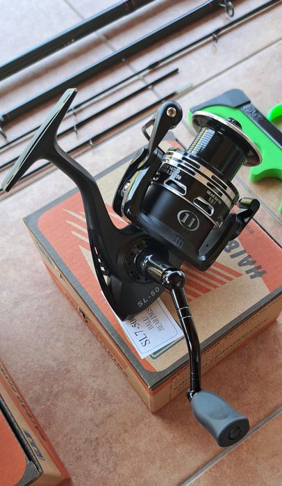 Set 2 Lansete Feeder 200 Gr,  Carbon, 3,90m+2 Mulinete Tambur 5000