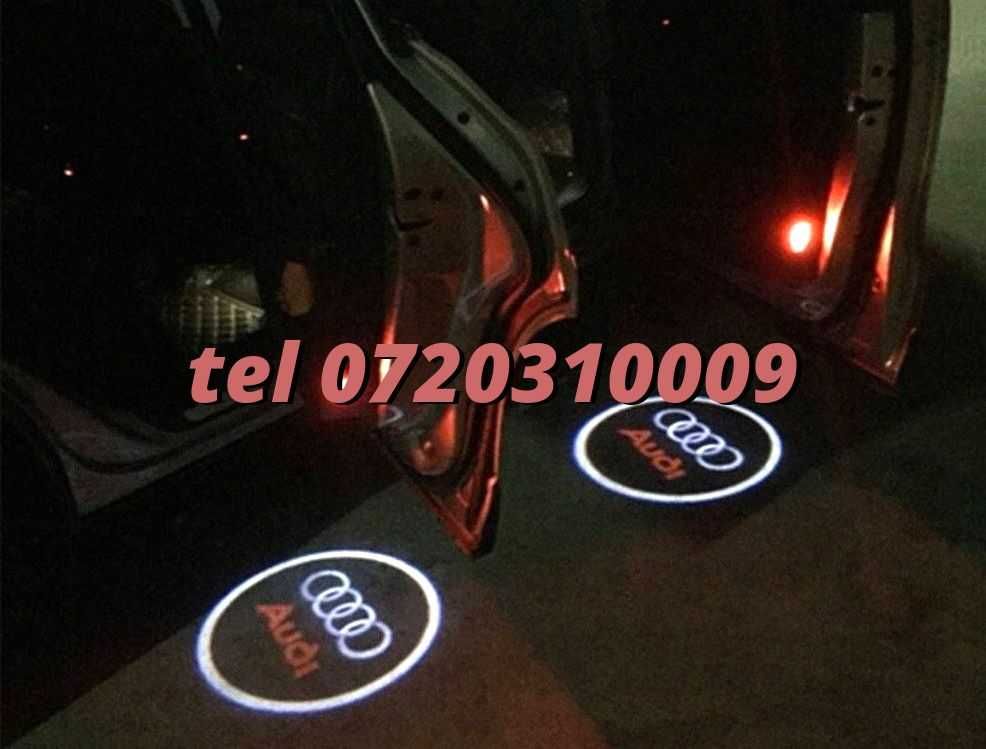 Lampa Logo Sigla Audi Portiera Set De 2 Buc Led