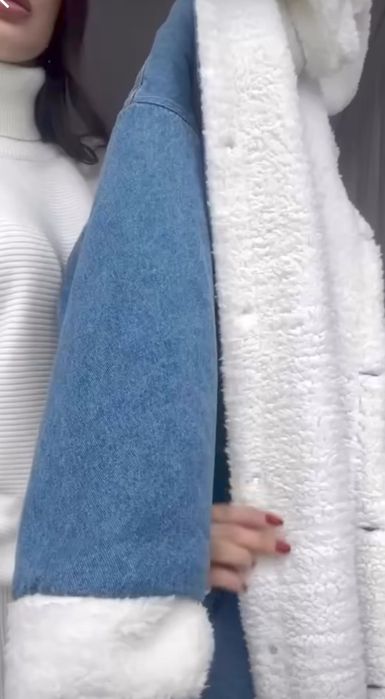 Продам джинсовую куртку утепленную