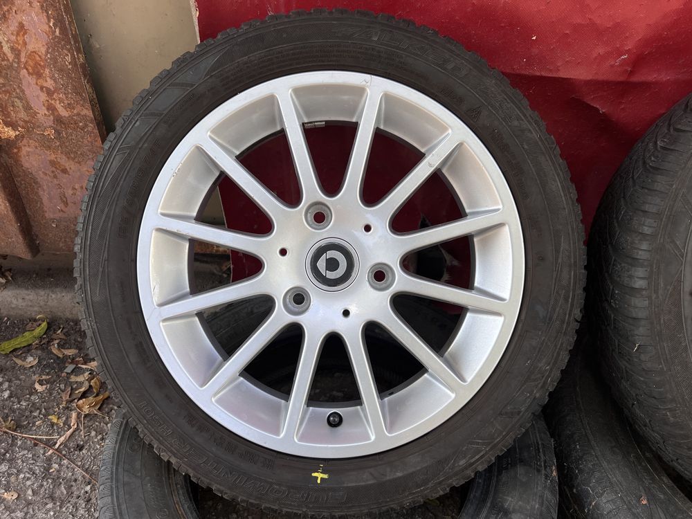 15” 4.5j ET23.5/5.5j ET25 Оригинални Алуминиеви джанти за Smart fortwo