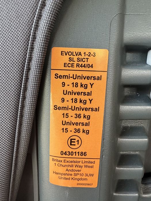 Britax Römer Evolva 1-2-3 SL SICT
