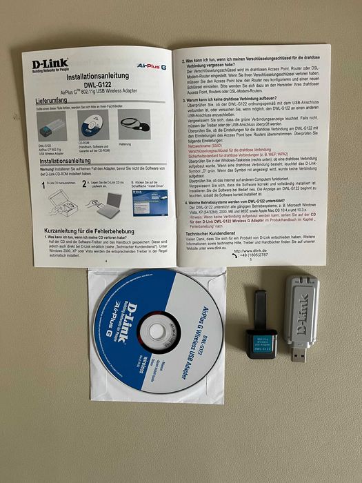 Безжичен USB адаптор D-Link 18 лв