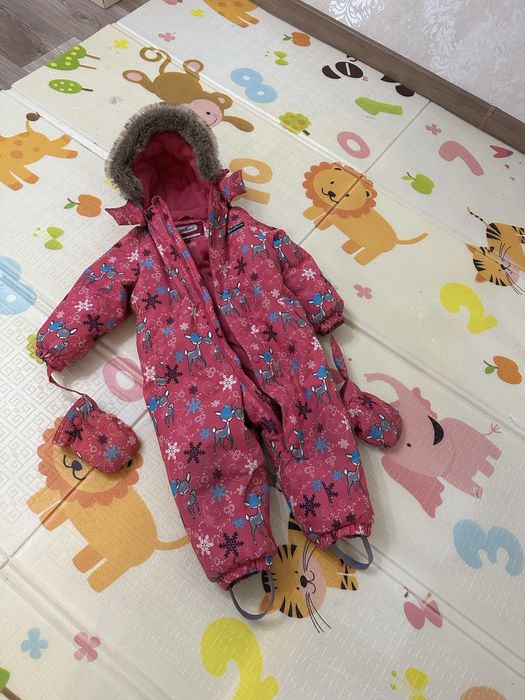 продам зимний комбенизон premont на девочку рост 98 см 2-3 года