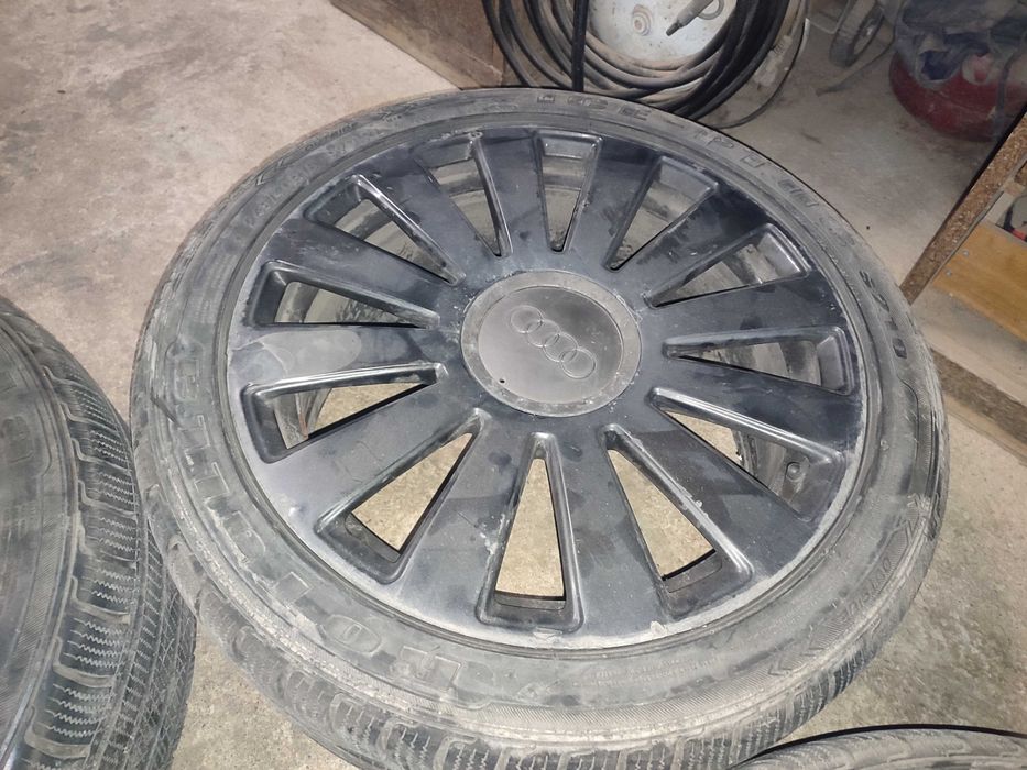 18 5x112 лети джанти със зимни гуми 245/40.18 6.5мм грайфер за Ауди ФВ