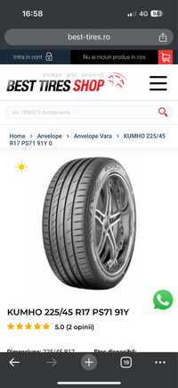 2 Cauciucuri Kumho 225/45R17