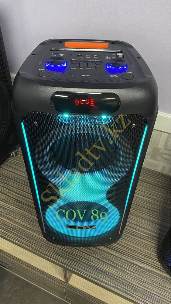 Рассрочка! Акустическая портативная Bluetooth AUX Karaoke система CV89