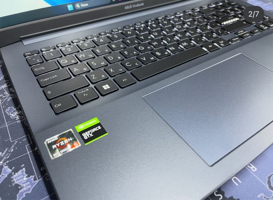Мощный Asus vivibook Pro - Ryzen 5-5600H/8Gb/512Gb/GTX1650