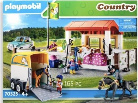 Set de constructie Playmobil Country, Ferma Calutilor, varsta +4 ani,