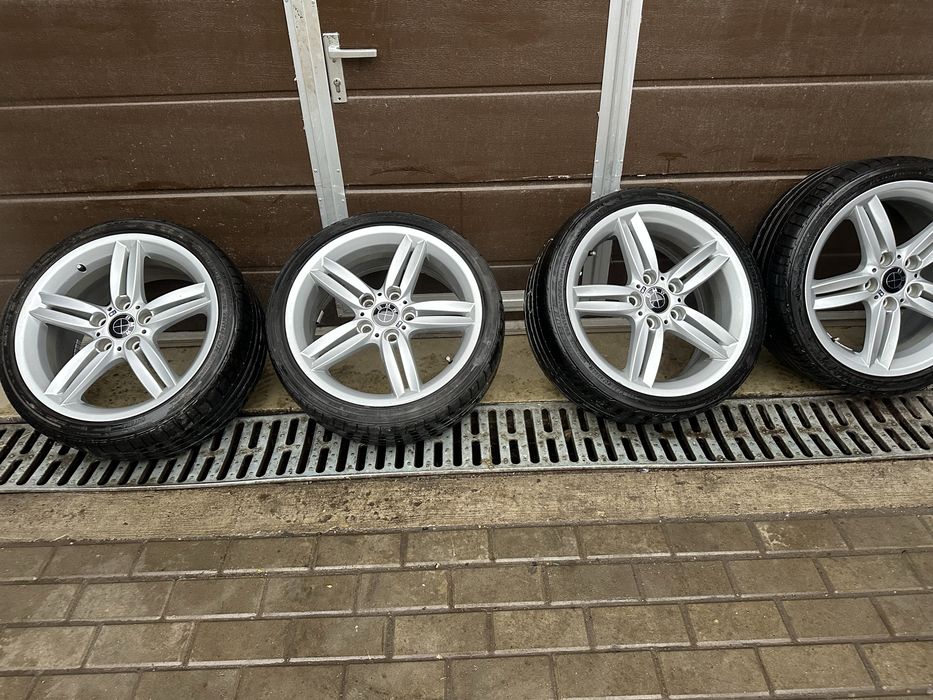 Set jante aliaj in 2 marimi  pe 18 Bmw 5x120