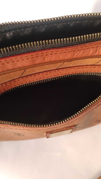 Ashley Brooke кожена дамска чанта