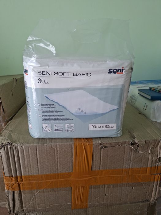 Пеленка СЕНИ впитывающие 90см × 60см