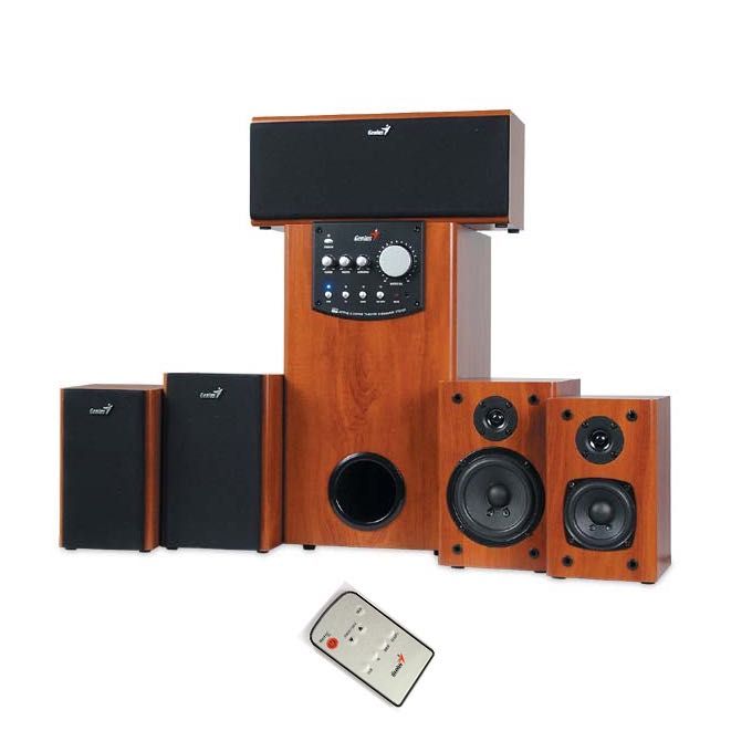 5.1 аудиосистема Genius SW-HF5.1 5000, 75W+5x15W + дистанционно