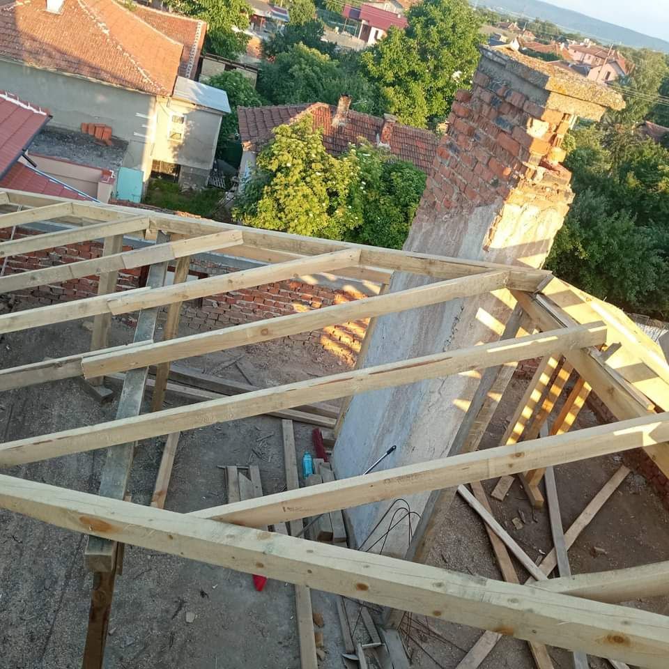 Ремонт на покриви изграждане на нови покриви