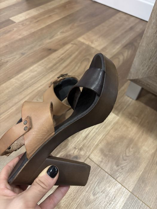 Vand sandale dama, piele naturala, La Campania Natural, marime 37