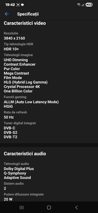 Televizor Samsung 163cm