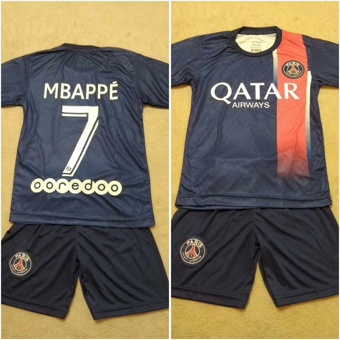 Нови детски футболни екипи Мбапе