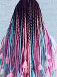 Doamna din Nigeria, realizez Boxbraids, codite impletite, codite afro