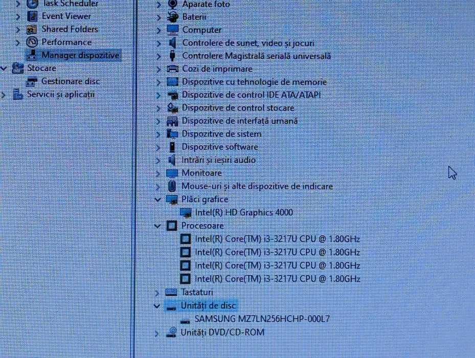Laptop Asus , intel Core i3-3217u, ssd 256gb, 4 gb ram, display 15,6
