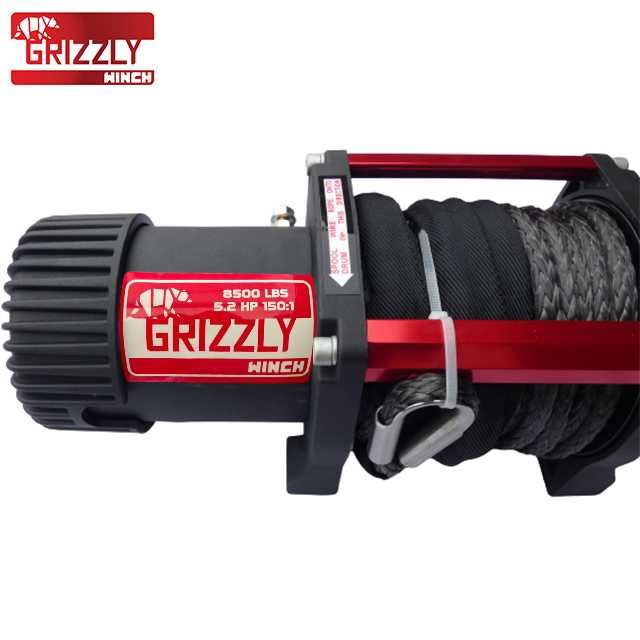 Troliu electric Grizzly Winch 8500LBS (3855KG) cablu sintetic
