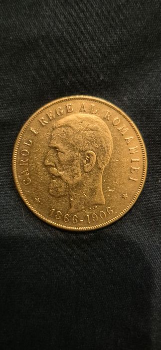 Moneda aur 100lei  1906