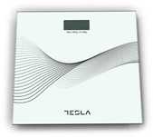 TESLA BS103W, 180kg, baterii 2xAAA30x30cm - Alb
