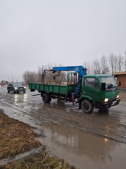 Манипулятор кму донфенг 5 тонн стрела 3 тонн автовышка