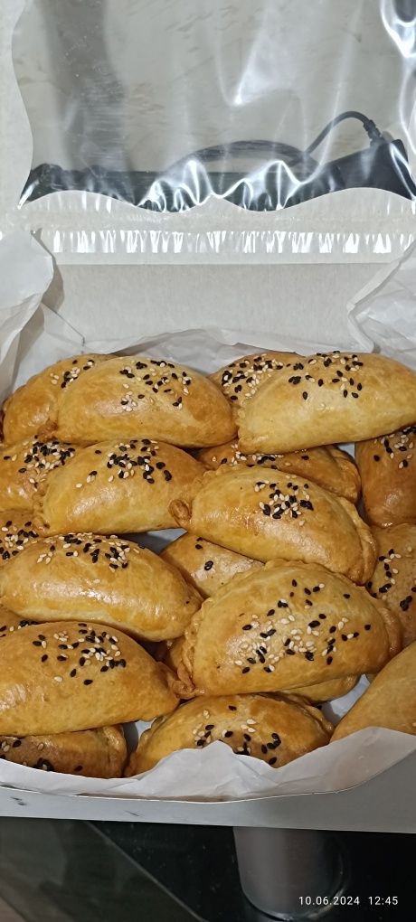 Домашняя выпечка самса пироги булочки