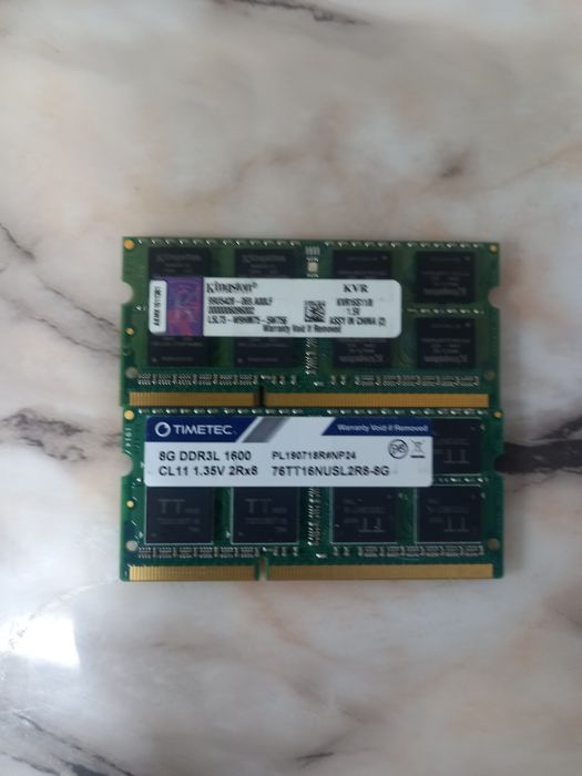 Памет за лаптоп 8GB (1x8GB)  Timetec Kingston   1600 MHz DDR3L DDR3