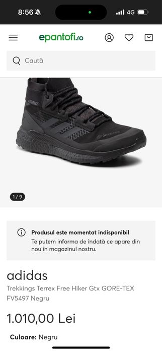 Adidasi Adidas Terrex GORE-TEX Negri