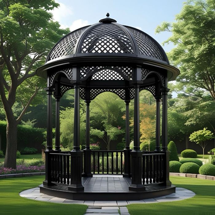 Besedka naves ogrojdeniya беседки навес